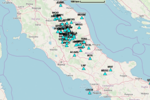 Experimental seismic network